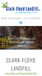Mobile Screenshot of clarkfloydlandfill.com